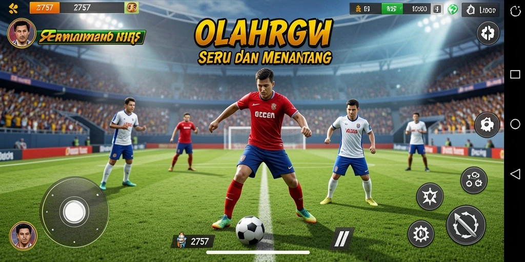 Tampilan gameplay yang dinamis dan seru di 2757.