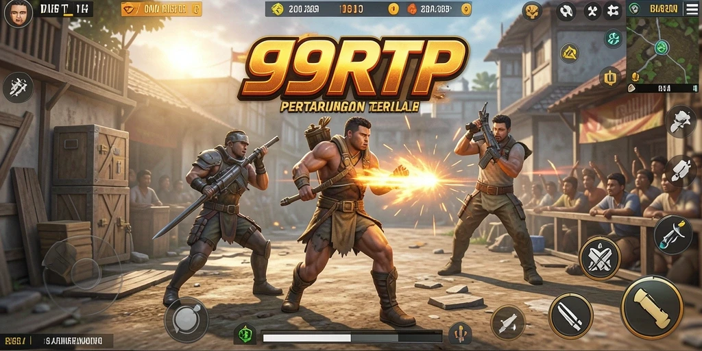 Tampilan gameplay seru dalam 99RTP Battle Royale.