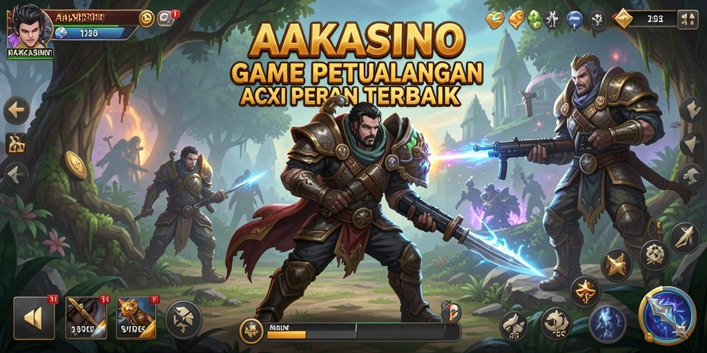 Gameplay seru di dunia fantasi AAKASINO.