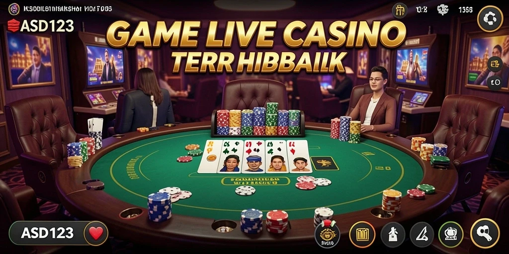 Gameplay Live Casino yang mengasyikkan dan interaktif.