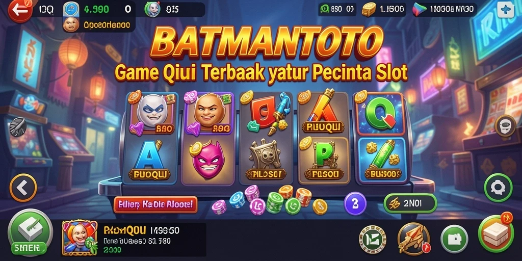 Screenshot gameplay BATMANTOTO yang menampilkan aksi QiuQiu yang mendebarkan.