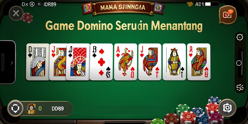 Tampilan gameplay seru dan menarik dari permainan Domino IDR89.