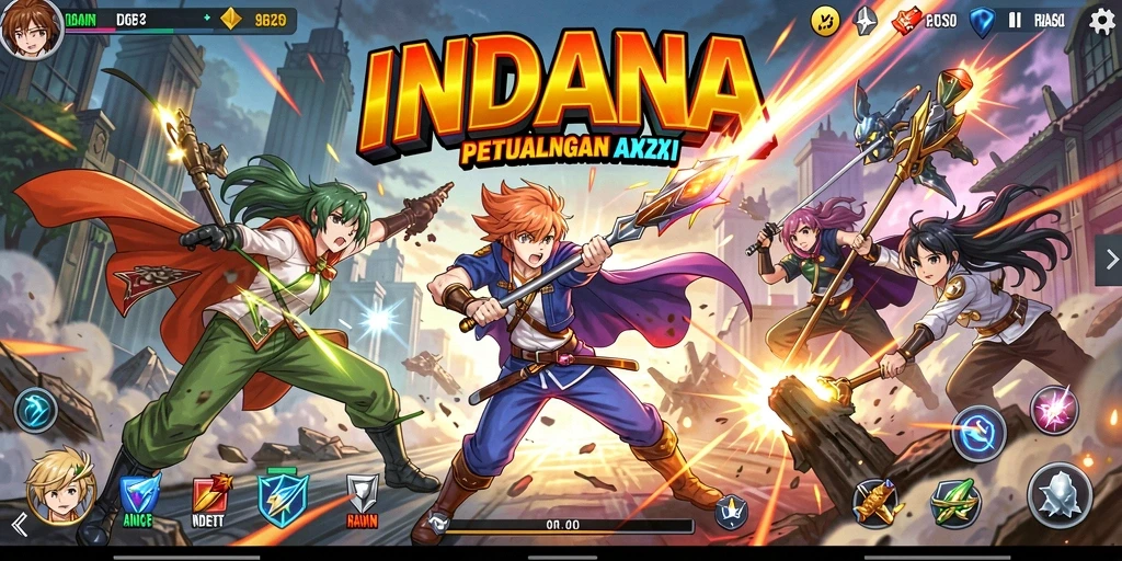 Gameplay seru dan karakter anime yang menakjubkan.