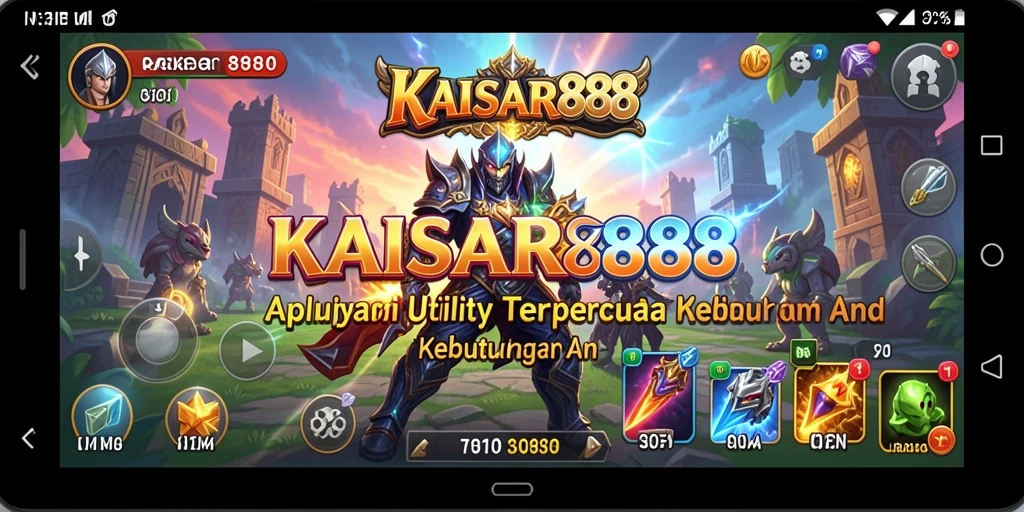 Tampilan antarmuka KAISAR888 yang sederhana dan intuitif.