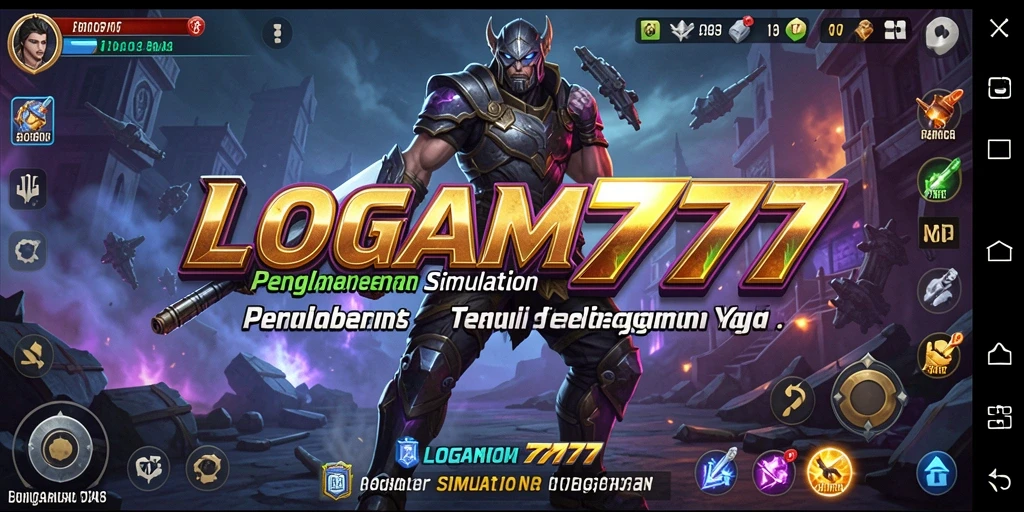 Tampilan gameplay LOGAM777 yang mengesankan dalam dunia simulation.