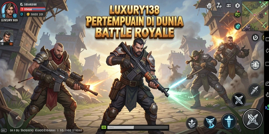 Tampilan gameplay seru dalam LUXURY138 dengan pertempuran yang intens.