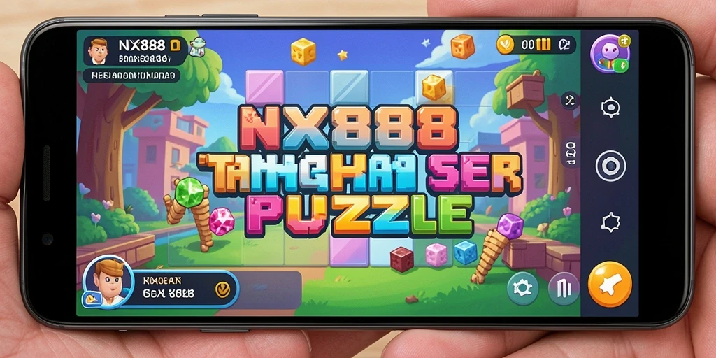Tampilan gameplay Puzzle NX888 yang menarik dan menantang.