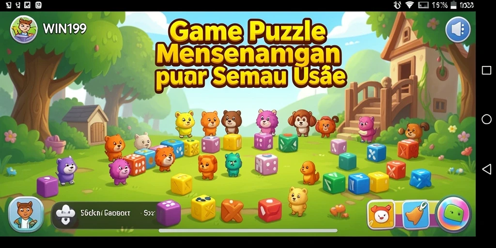 Gameplay seru dan menantang dari game Puzzle WIN199.