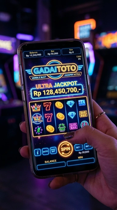 Tampilan antarmuka aplikasi gadaitoto yang ramah pengguna.